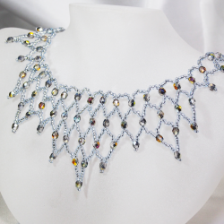 Necklace - Waterfall Roshan - Necklace - Laiton argenté
